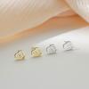 Aretes de nube de plata esterlina 925 para mujer, aretes de nicho con sentido francés senior, temperamento explosivo, aretes de viento frío al por mayor