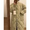 Chaqueta Acolchada de Algodón Estilo Nuevo Invierno 2026, Súper Elegante, para Mujeres Menudas, con Forro Polar Adicional y Abrigo de Algodón Grueso de Longitud Media