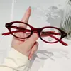 Armazón Retro Ovalado de Nerd para Mujer, Anti-Luz Azul, Ultraligero, Lentes Transparentes, Mismo Estilo que Celebridades de Internet, Aspecto de Alta Gama, Lentes sin Graduación