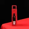 Caja de embalaje de vino tinto de alta gama paquete individual doble con juego de vino caja de embalaje de vino caja de cuero en stock caja de cuero para vino tinto