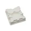 Bandeja de Papel Personalizada para Fone de Ouvido Over-Ear Branco, Bandeja Interna Grande de Polpa para Fone de Ouvido, Bandeja Moldada em Polpa, Revestimento de Embalagem Ecológico