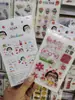 Um Conjunto de 6 Folhas com 12 Signos do Zodíaco e Adesivos de Desenho Animado em Papel Manual de Adesivos Personagens Coração de Menina Tendência da Internet Adesivos Decorativos DIY