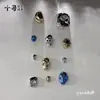 Pingente de Parede Simples de Resina Dourada e Prateada Galvanizada em Forma de Gota de Água Decoração Suave para Parede de Fundo de Hotel, Clube, Restaurante, Sala de Estar Decoração de Parede de Pedras