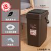 Cubo de té con tapa de bomba de plástico, cubo para desechos de té, juego de té de Kung Fu, accesorios, bandeja para té, ceremonia del té, mesa de té, cubo para basura de té