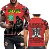 Camiseta para Hombre con Bandera de Brasil Top 3D Camuflaje de Veterano Brasileño Cuello Redondo Sudadera Camiseta de Manga Corta Venta Directa de Fábrica Suministro