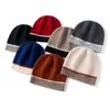 Gorro de punto de cachemira, unisex, cálido y resistente al frío, cubreorejas, adecuado para otoño e invierno, gorro de punto casual, gorro para ciclismo al aire libre, gorro de invierno