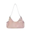 2025 Bolso de Hombro Plisado Bolso Cruzado Lujo Ligero Retro Nuevo Estilo Bolso de Mano con Forma de Media Luna para Mujer Estiloso Nicho