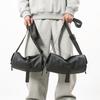 Trendy Sports Waterproof Cylinder Gym Bag Bolsa de balde de grande capacidade para homens, mochila de viagem crossbody para passeios ao ar livre, mochila feminina