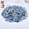 Cor Natural Fluorita Cascalho Cor Azul Fluorita Desmagnetização Pedra Jarra de Peixe Pedra Paisagem Paisagismo Gota Cola DIY Prego Pedra