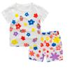 Ropa de Casa de Estilo para Niñas de Manga Corta Nueva Ropa para Niños Traje de Verano Ropa para Aire Acondicionado Pijama de Dibujos Animados K090