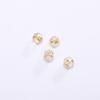 Joyería Yuanfan s925 plata esterlina accesorios para aretes con tope de oreja moda simple plata tapones para los oídos accesorios fabricantes mayoreo
