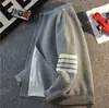 Chaqueta de punto, suéter tejido, suéter de otoño e invierno de alta gama con cuatro rayas para hombre, estilo old money, comercio exterior al por mayor transfronterizo