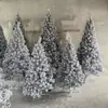 Árbol de Navidad de flocking simulación de fábrica, árbol de nieve, árbol con spray de nieve, 60 cm, 1.5 m/1.8 m, 2.1/3, blanco cremoso