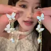 ¡Brillan los Clips para Orejas sin Perforación! Pendientes Largos de Línea con Forma de Rombo de Gama Alta, Nuevo Modelo 2026, Pendientes Estilo Fiesta de Noche para Mujer