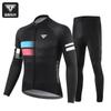 Capitán Tas Traje de Ciclismo Largo de Primavera y Verano Ajustado de Secado Rápido para Hombre y Mujer Ropa de Ciclismo de Montaña y Carretera