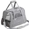 Transportadora para Gatos Bolsa para Perros Pequeños Bolso de Hombro para Gatos al Aire Libre Bolsa Tote de Viaje para Mascotas en Coche Jaula para Gatos Grande