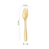 Cuchara de Postre Japonesa Acero Inoxidable 304 Cuchara Pequeña Mate Set de Tenedor para Pastel Mini Cuchara para Helado Tenedor para Fruta