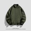 Chaqueta de aviador para hombre, primavera y otoño 2023, nueva, informal, de béisbol, con cremallera, a la moda.