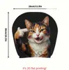Funda de reposacabezas de coche de dibujos animados linda, funda de cojín de coche de animales, funda de almohada para cuello de coche suave