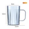 Vaso de Plástico para Cepillado de Dientes y Enjuague Bucal para Dormitorio Estudiantil, Vaso para Cepillo de Dientes de Baño Doméstico, Moderno y Sencillo