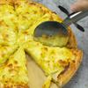 Cuchillo Rueda para Pizza de Acero Inoxidable Estufa para Hotcakes Sidoshi Estufa para Pan Mango de Acero Cortador de Pizza Crujiente