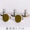 Amarração de Cortina Fivela Sem Prego Fivela de Fixação Anti-Empenamento de Cortina Fivela Destacável de Cintura de Calça Botão de Metal de Aço Inoxidável com Agulha Longa