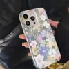 Design Floral de Tela Cheia Adequado para Capa de Celular iPhone 17 Pro Max, Apple 16 Pro, Girly 14, Cross-Border 15, Estilo Fresco