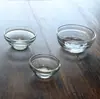 Atacado de fábrica tigela pequena de vidro transparente prato de tempero de cozinha prato de molho prato de vinagre tigela para mergulhar molho de alho Tigela Tigela
