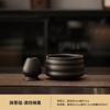 Estilo Japonés Cambio de Horno Cerámica Retro Tazón de Matcha Tazón de Té Tazón de Té Lugar de Té Dinastía Song Herramienta para Lugar de Té