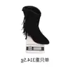 Zapatos versátiles de color liso para mujer talla grande para otoño e invierno, botas de media caña para mujer con punta redonda, estilo Martin, ligeras, sin cordones, de tacón alto.