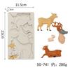 Serie Animal Elefante Caballo Gato Hipocampo Molde de Silicona para Pastel Molde de Silicona para Hornear Azúcar Plegable Molde de Silicona para Goteo de Gel