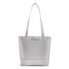 Bolsa Prateada de Moda High-End Versátil de Grande Capacidade Nova Bolsa de Ombro para Aulas de Estudante Universitário Bolsa Tote para Trabalho