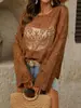 Cubierta de verano europea y americana de venta caliente para mujer, encaje, vacaciones, tejido, protección solar para la playa, camisa casual hueca transparente