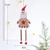 Comercio exterior reno muñeco de nieve decoraciones navideñas copo de nieve anciano colgante de árbol de Navidad al por mayor accesorios para árboles de Navidad accesorios