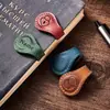 Marcador de Páginas Exportación Hecho a Mano Cuaderno Páginas Cartera de Cuero Crazy Horse Magnético Doble Cara Magnético Cuero Genuino En Stock