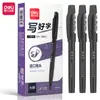(Oferta especial) Bolígrafo Delgado Deli SK140 (Punta Grande) Pluma de Firma para Principiantes, Viene con Punta Integrada para Copiar Caligrafía