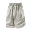 Nuevos Shorts de Verano 2026 Estilo Chino para Hombre, Tendencia Algodón y Lino, Talla Grande, Transpirables, Lino, Simples Japoneses, Pantalones de Trabajo