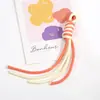 Pulseira Cordão de Nó Espiral Duas Cores Cordão para Celular Chaveiro Arco-Íris Masculino e Feminino Corda Anti-Perda para Celular Acessórios Venda por Atacado
