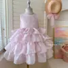Vestido de Verano para Niña, Elegante Vestido para Bebé de un Año, Vestido de Princesa Súper Hada Esponjoso para Niña Pequeña, Vestido de Pastel para Niños
