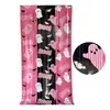 Cortina de Lluvia de Seda con Estampado Personalizado 1*2m Decoración de Fiesta Fondo Cumpleaños Boda Ambiente de Festival Diseño con Borlas