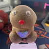 Boneca de cabeça de grama longa boneca florindo planta infantil mini em vaso varanda interna som de balanço com grama de gato atacado