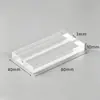 Soporte de Exhibición con Ranura para Tarjeta Transparente con Base de Acrílico Transfronterizo Placa de Número de Mesa para Restaurante Soporte con Base de Acrílico Venta al por Mayor