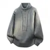 Amazon Comercio Exterior Transfronterizo Dropshipping Nuevo Moda Otoño 2026 Suéter Pulóver de Cuello Alto Ropa de Punto para Hombre