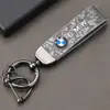 Chaveiro de carro novo personalidade criativa simples adequado para Audi Mercedes-Benz BMW Volkswagen chaveiro cordão pingente