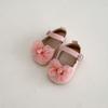Sapatos de Bebê Menina Estilo Verão 2026 em Seersucker com Laço, Versáteis, Respiráveis, Antiderrapantes, Resistentes ao Desgaste, com Solado Macio para Todas as Estações