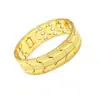 Bestseller transfronteiriço europeu e americano: Pulseira magnética série cobre vermelho antiga, moda vintage, três fileiras de pulseira de casal totalmente magnética removível