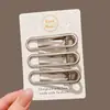 Pinza BB mate simple 2026 nuevo estilo pinza para el cabello para mujeres, pinza de flequillo lateral de alta gama, pasador de flequillo para la frente, accesorio para el cabello