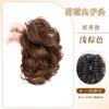 Peluca con cabeza de albóndiga, hija femenina, dragón, barba, flor, maíz, paquete de cabello, simulación de cabello, nido de pollo, pinza para sujetar la cabeza, red, peluca roja, anillo