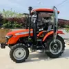 Trator agrícola de 80 cavalos de potência, tração nas quatro rodas, versão de exportação, multifuncional para aração profunda, preparo do solo e plantio, com carregador frontal