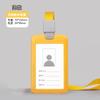 Porta Credencial de Trabajo Personalizado, Porta Insignia, Insignia Escolar para Estudiantes, Cordón, Insignia de Empleado de Fábrica, Permiso de Trabajo